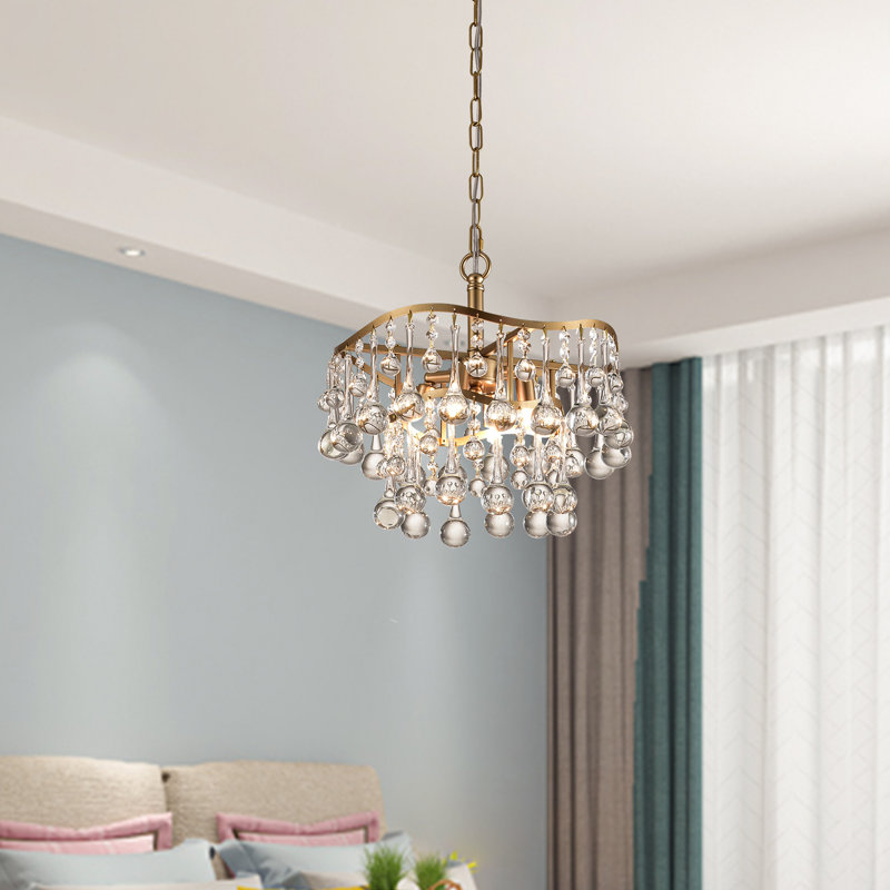 Etta Avenue™ Khari 4 Light Dimmable Tiered Chandelier & Reviews Wayfair